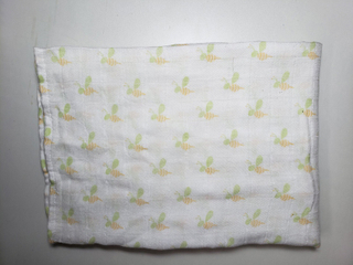 Bamboo Fibre Printed Baby Double Layer Tissue Washed 120120cm Gauze Bath Towel