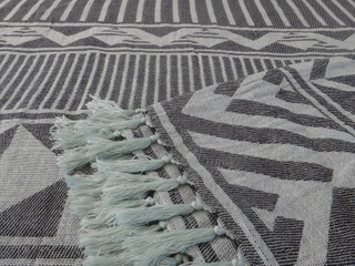 Colour Jacquard Shawl