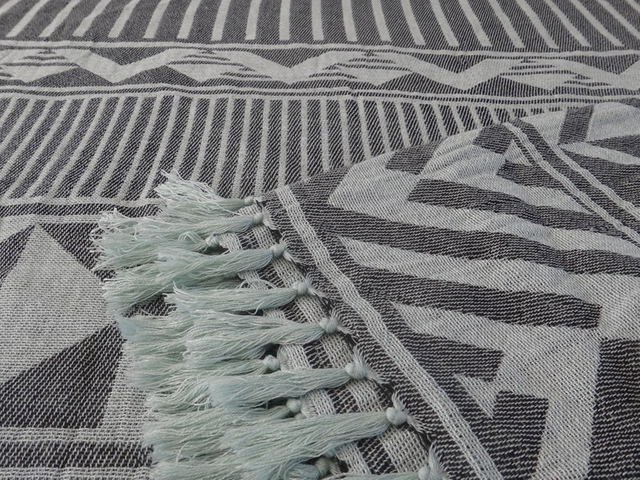 Colour Jacquard Shawl